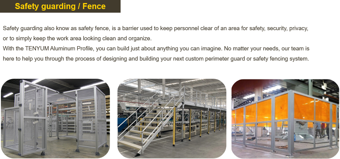 Safety guarding and fence